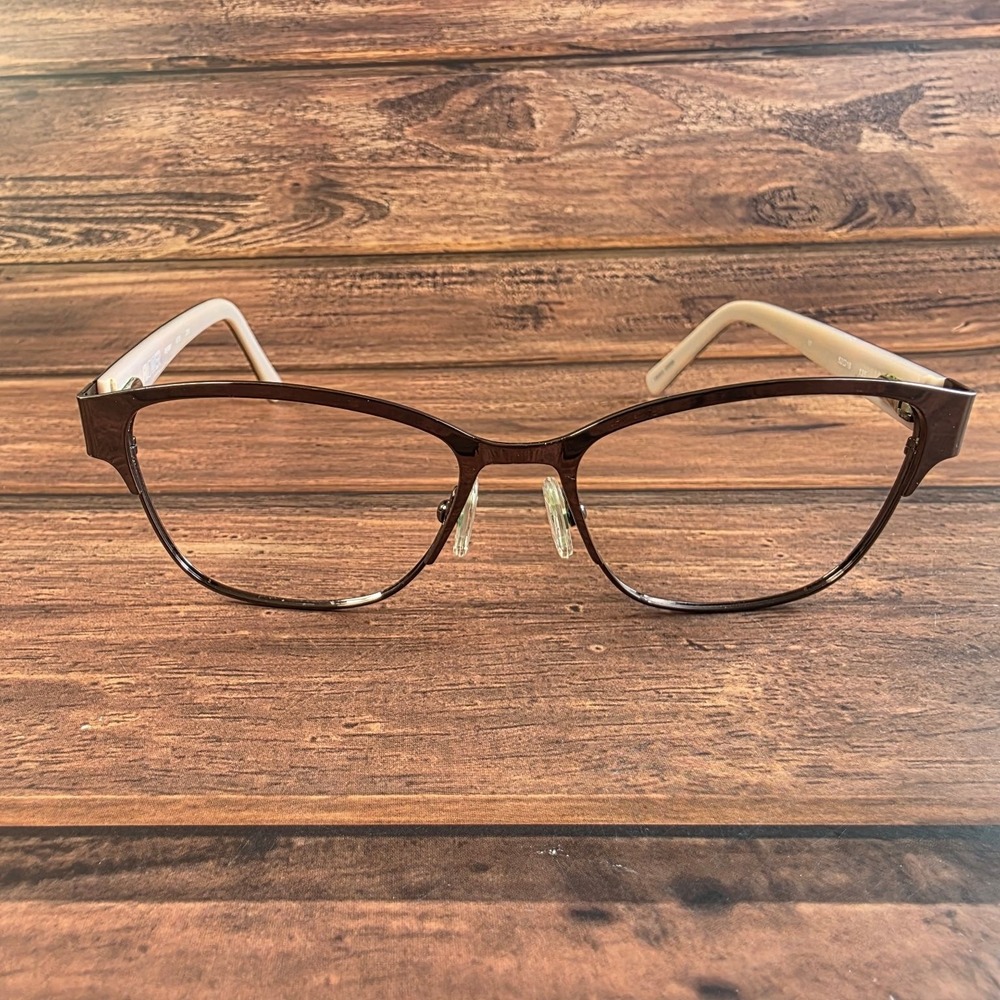 FLOWER Women's Sunglasses Brown 52-16-135 Metal Frame Stylish FRAMES ONLY